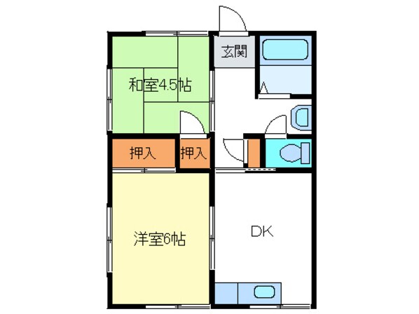 サンクレスト加茂の物件間取画像